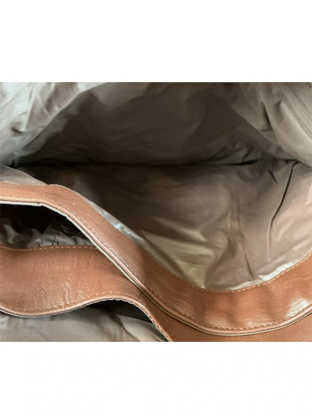 Brown Leather Envelope Crossbody Bag